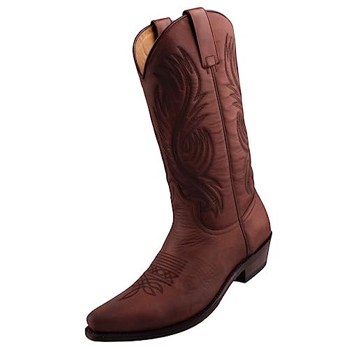 Sendra Cowboy Stiefel 2605 Braun, Schuhgröße:EUR 44 von Sendra