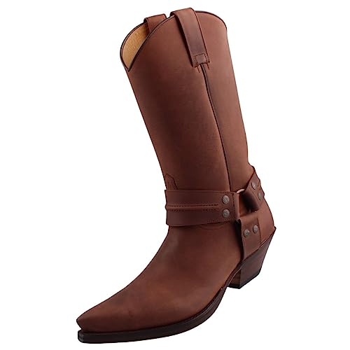 Sendra Cowboy Stiefel 3305 Braun, Schuhgröße:EUR 43 von Sendra