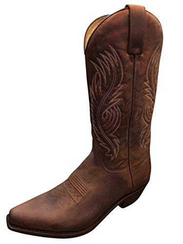 Sendra Cowboystiefel 2605 in braun incl. Roy Dunn´s Lederfett (38) von Sendra