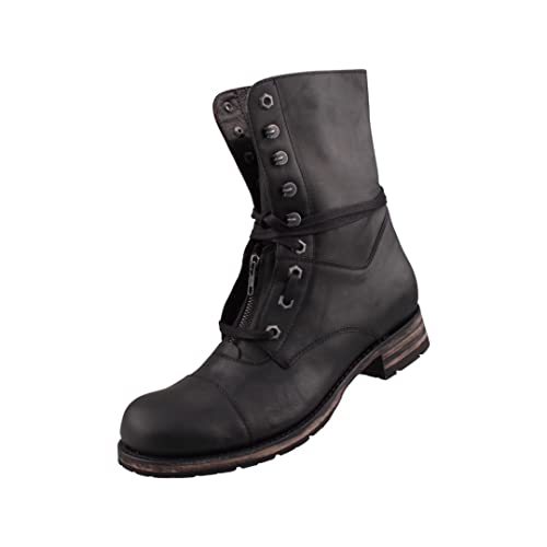 Sendra Herren Schnürstiefel 12334 Schwarz, Schuhgröße:EUR 43 von Sendra