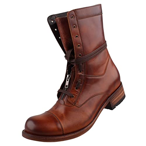 Sendra Herren Schnürstiefel 9058 Braun, Schuhgröße:EUR 45 von Sendra