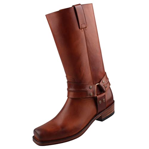 Sendra Biker Boots 2380 Braun, Schuhgröße:EUR 43 von Sendra