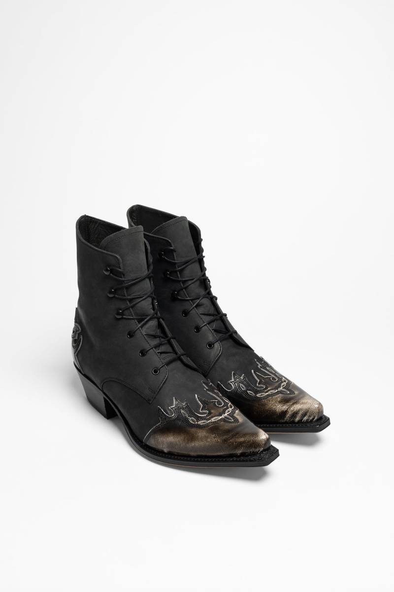 Sendra 11699 MEZCAL Damen Schwarz Weiß von Sendra