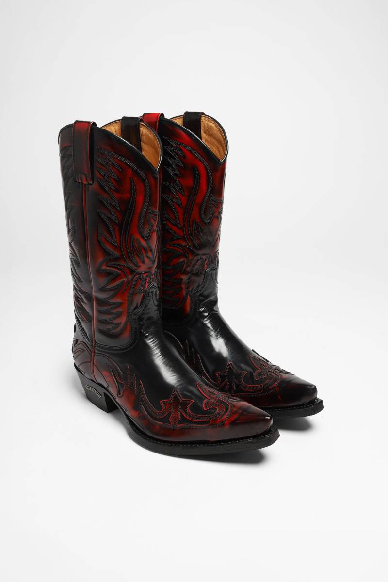 Sendra 3241 CUERVO WEST Herren Rot Schwarz von Sendra