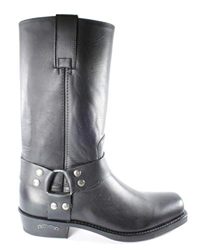 Sendra Boots 1918 Pete Schwarz Damen Herren Biker Basic Western Cowboystiefel Eckiger Zehe Leicht Abgeschragter Absaztz Feste Dekorative Sporn Anziehlaschen Echtes Leder Größe 40 Sendra Boots 1918 Pete Schwarz Damen Herren Biker Basic Western Cowboystiefel Eckiger Zehe Leicht Abgeschragter Absaztz Feste Dekorative Sporn Anziehlaschen Echtes Leder Größe 40 von Sendra
