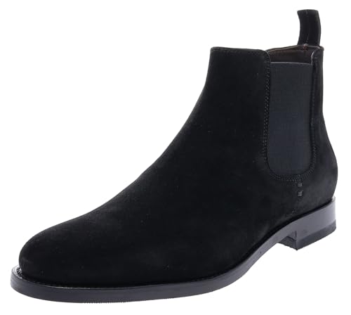 Sendra Boots Herren Chelsea Boots 10615 Tom Stiefelette Leder Schuhe Schwarz 42 EU von Sendra