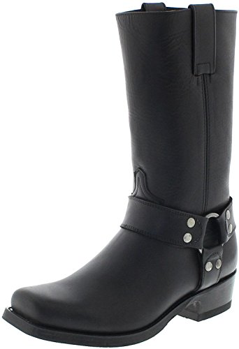 Sendra Boots Unisex Biker Boots 8833 Negro Bikerstiefel Lederstiefel Motrorradstiefel Schwarz 36 EU von Sendra