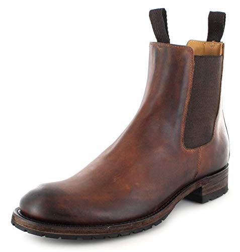 Sendra Boots Unisex Chelsea Boots 5595 Evo Tang Lederstiefelette Lederschuhe Braun 39 EU von Sendra