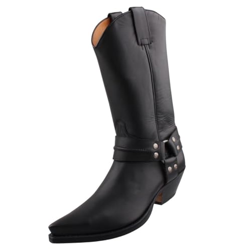 Sendra Cowboy Stiefel 3305 Schwarz, Schuhgröße:EUR 42 von Sendra