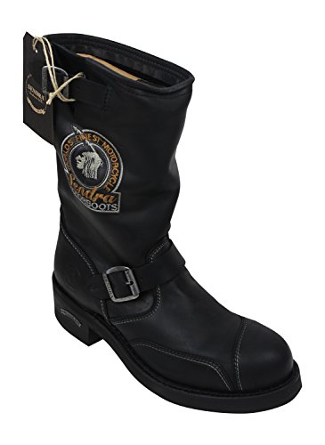 Sendra Cowboystiefel 3565 in schwarz incl. Roy Dunn´s Lederfett (44) von Sendra