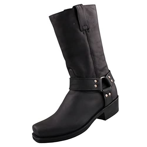 Sendra Herren Biker Boots Thinsulate 8833 Schwarz, Schuhgröße:EUR 44 von Sendra