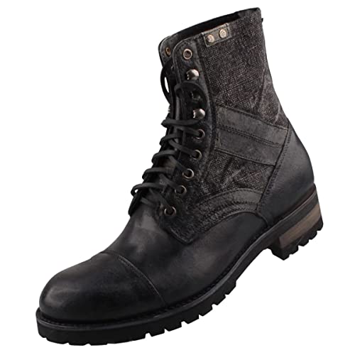 Sendra Herren Stiefel 15635 Schwarz Vintage, Schuhgröße:EUR 44 von Sendra