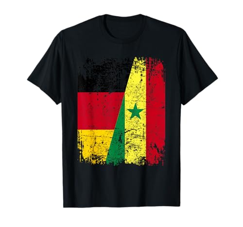 SENEGAL DEUTSCHLAND Flagge | Damen Herren Kinder | Senegal T-Shirt SENEGAL DEUTSCHLAND Flagge | Damen Herren Kinder | Senegal T-Shirt von Senegal Family Shop
