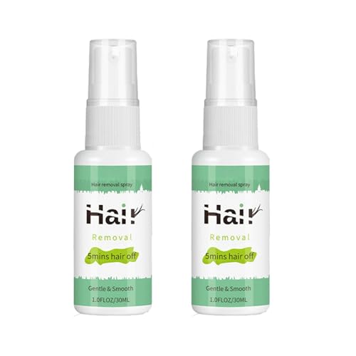 Hair Off Haarentferner Spray Enthaarungsspray Intimbereich Frauen Hair Removal Spray Enthaarungsspray Für Arme Und Beine Haare Schnelle Entfernung, 30 Ml (2er-Pack) von Senermter