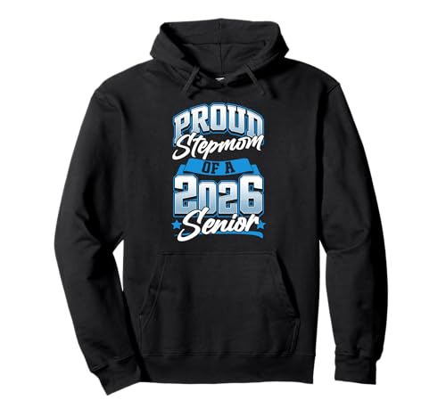 Class of 2026 Senior Proud Stepmom Damen Lustige Senioren 2026 Pullover Hoodie von Senior Class of 2026 Designs