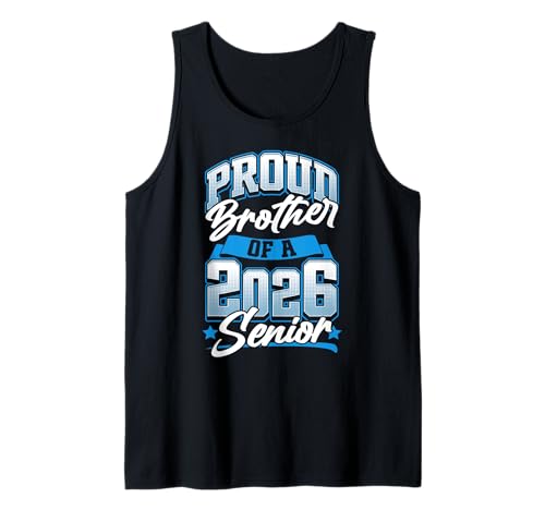 Herren Klasse von 2026 Stolzer Bruder Lustige Senioren 2026 Tank Top von Senior Class of 2026 Designs