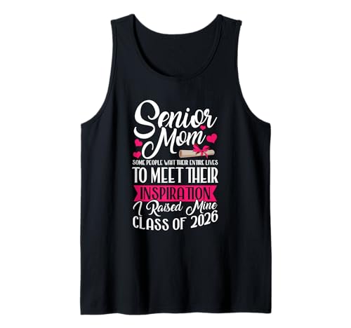 Klasse von 2026 Senior Mom Frauen Lustige Senioren 2026 Tank Top Klasse von 2026 Senior Mom Frauen Lustige Senioren 2026 Tank Top von Senior Class of 2026 Designs