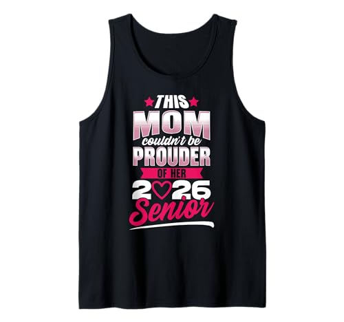 Klasse von 2026 Senior Mom Frauen Lustige Senioren 2026 Tank Top Klasse von 2026 Senior Mom Frauen Lustige Senioren 2026 Tank Top von Senior Class of 2026 Designs