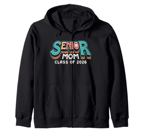 Retro Klasse von 2026 Senior Mom Frauen Lustige Senioren 2026 Kapuzenjacke Retro Klasse von 2026 Senior Mom Frauen Lustige Senioren 2026 Kapuzenjacke von Senior Class of 2026 Designs