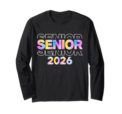 Class of 2026 Senior 2026 Graduation Student Men Senior 26 Langarmshirt von Senior Graduation Class Of 2026 Costume Tee