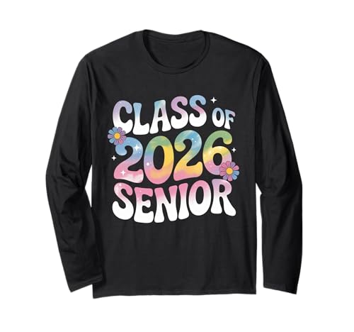 Jahrgang 2026 Senior 2026 Abschlussstudent Herren Senior 26 Langarmshirt von Senior Graduation Class Of 2026 Costume Tee