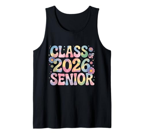 Jahrgang 2026 Senior 2026 Abschlussstudent Herren Senior 26 Tank Top von Senior Graduation Class Of 2026 Costume Tee