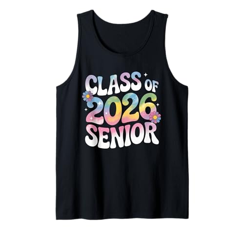 Jahrgang 2026 Senior 2026 Abschlussstudent Herren Senior 26 Tank Top von Senior Graduation Class Of 2026 Costume Tee