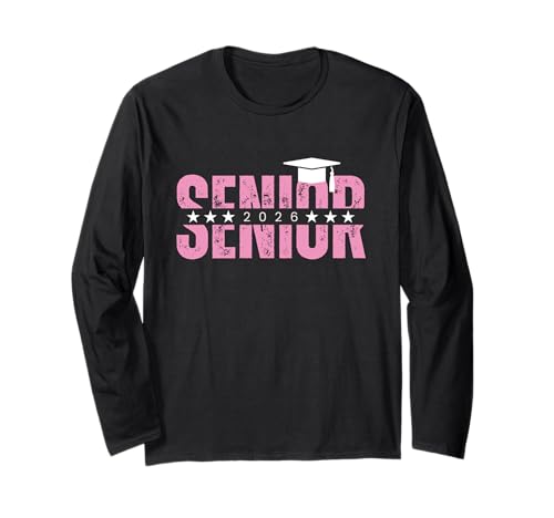 Abiturient 2026 Oberstufenklasse von 2026 Mädchen Langarmshirt Abiturient 2026 Oberstufenklasse von 2026 Mädchen Langarmshirt von Senior Grow Me Up Senior 2026 Graduation Gifts