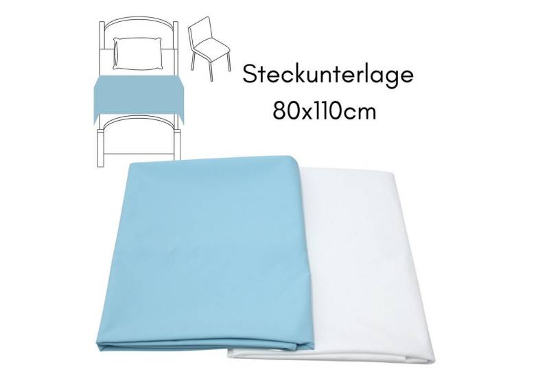 Inkontinenzauflage SENIORI Inkontinenzunterlage WASCHBAR wasserdicht Matratzenauflage Seniori, 80x110cm Steckunterlage Weiß von Seniori