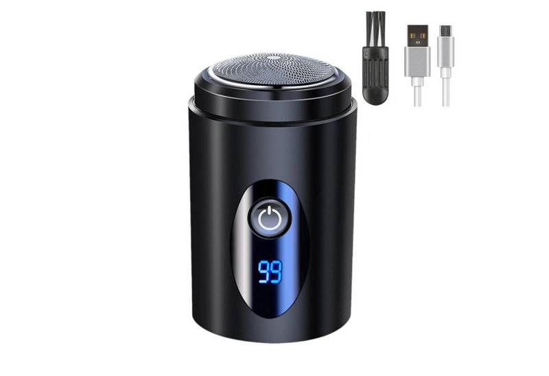 Senmudi Elektrorasierer Mini Rasierer Herren Elektrisch, Tragbarer Mini Rasierer Herren Elektrisch, Tragbarer Mini Rasierer Herren Elektrisch, Folienrasierer Herren, USB-C Ladestation, wasserdicht, elektrorasierer für Bart & Gesicht von Senmudi