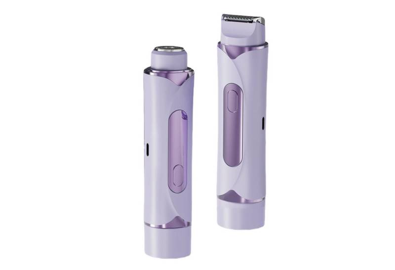 Senmudi Epilierer 2 in 1 Haarentferner,Wasserdicht Rasierer Frauen, Aufsätze: 2 St., Intimrasierer für Frauen,Kabellos Haarentfernungsgerät mit LED-Licht, für Gesicht Achseln Beine Arme Körper von Senmudi