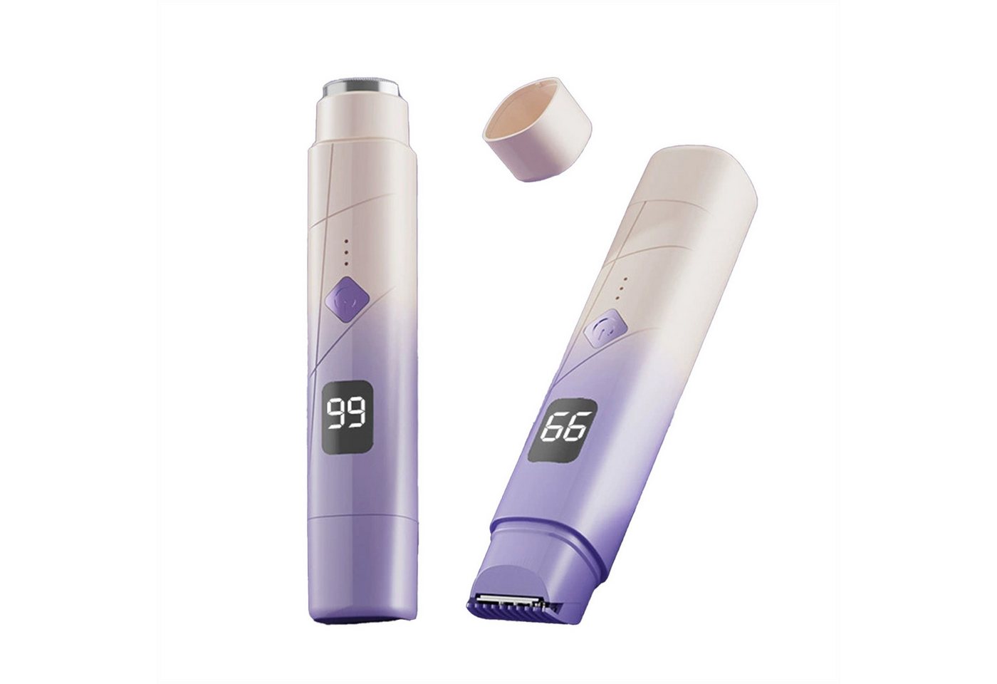 Senmudi Epilierer Doppelklingen Damen-Elektrorasierer, wasserdicht, USB, wiederaufladbar, für Nass, Trockenrasur geeignet, für Bikini, Achseln, Beine, Arme, Körper, Gesicht von Senmudi