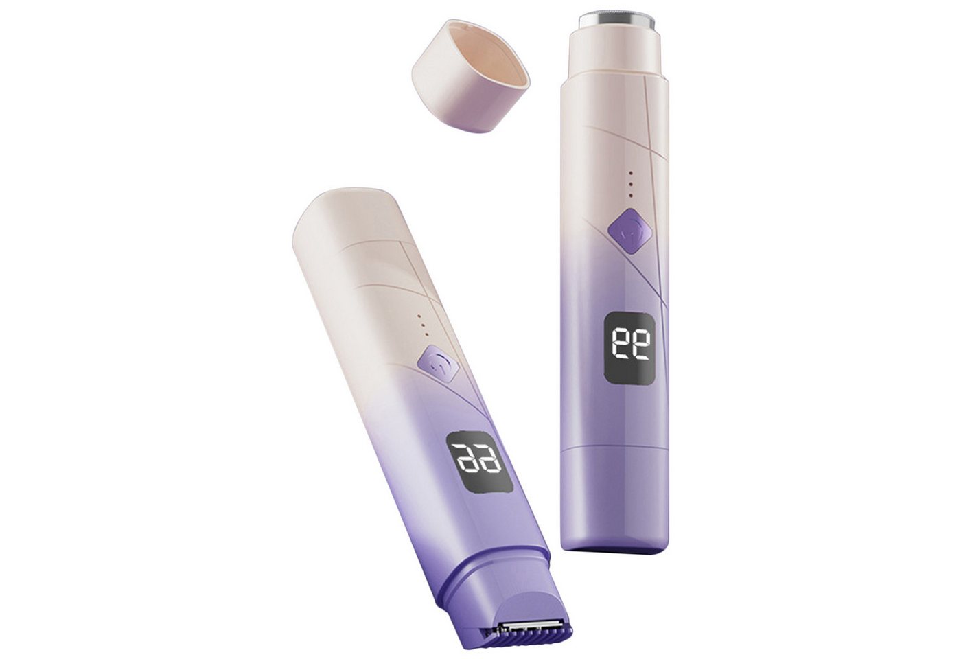 Senmudi Epilierer Doppelklingen Damen-Elektrorasierer, wasserdicht, USB, wiederaufladbar, für Nass, Trockenrasur geeignet, für Bikini, Achseln, Beine, Arme, Körper, Gesicht von Senmudi