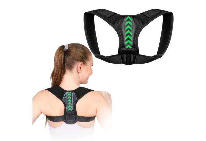 Mutig Rückenbandage Rückenstützgürtel Rücken Geradehalter Haltungskorrektur, herren Damen (rückenbandagen Verstellbare Haltung Korrektur Gurt- Atmungsaktive, Haltungskorrektur für Männer und Frauen Rückenbegradiger Rückenstütze), eine perfekte Haltung,Schulterschmerzen Verstellbarer Schultergurt von Mutig