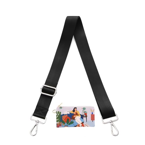 Senral Verstellbarer Schultergurt 3.8cm Breiter Taschengurt Bunter Handtaschen Schulterriemen Taschengurte Zum Wechseln 80-140cm Schultergurt für Damen Taschen DIY Zubehör von Senral