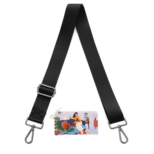 Senral Verstellbarer Schultergurt 3.8cm Breiter Taschengurt Bunter Handtaschen Schulterriemen Taschengurte Zum Wechseln 80-140cm Schultergurt für Damen Taschen DIY Zubehör von Senral