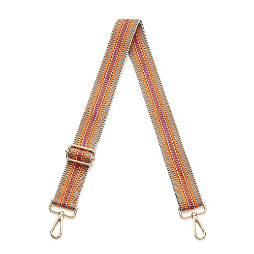 Senral Verstellbarer Schultergurt 3.8cm Breiter Taschengurt Bunter Handtaschen Schulterriemen Taschengurte Zum Wechseln 80-140cm Schultergurt für Damen Taschen DIY Zubehör von Senral