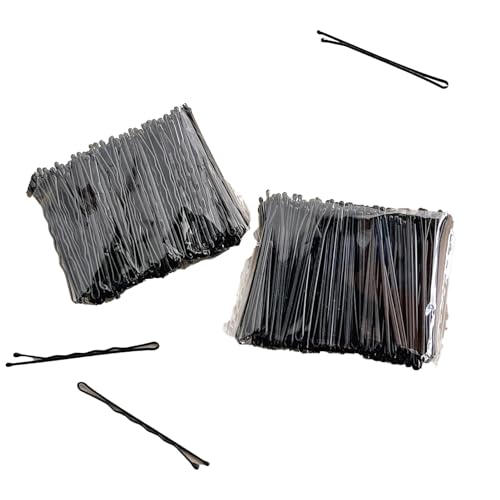 100pcs schwarz ein Wort clip modisch multi funktionales Metal Ein Wort schlägt Haarnadel für Frauen Männer von Senrusa