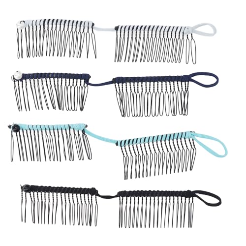 Bananenhaarklammern Frauen Nicht -Falt -Griff 20 Zähne Vintage Clincher Com Camm für lockiges dickes welliges Haar Pferdeschwanzstil von Senrusa