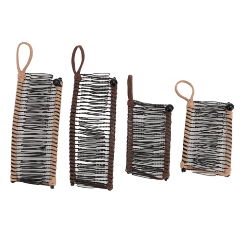 Frauen verstellbare Bananenhaarclip kleiner keine Falte einfach 20/30 Zähne Banane Dehnbar dicke wellige Pferdeschwanzhaarclip von Senrusa