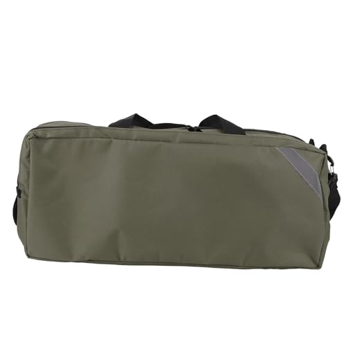 Senrusa First Responder Bag Large Capacity Emergency Bag Firefighter Bag with Adjustable Shoulder Strap Reflective Strip 600D Oxford Cloth for Outdoor (Green) von Senrusa