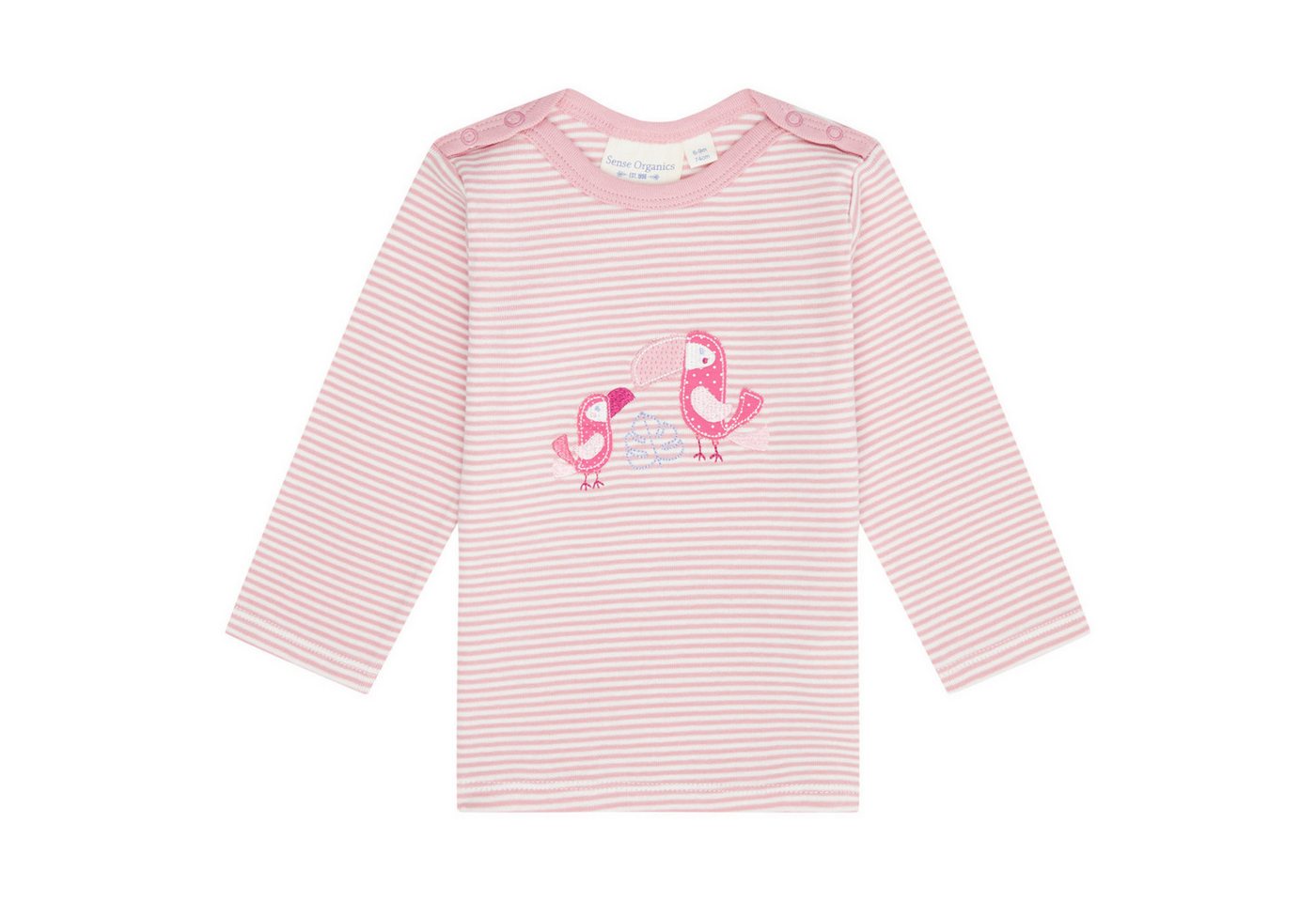 Sense Organics Langarmshirt Sense Organics Luna Langarmshirt rosa Tukan 62-68 Kinder Langarmshirt von Sense Organics