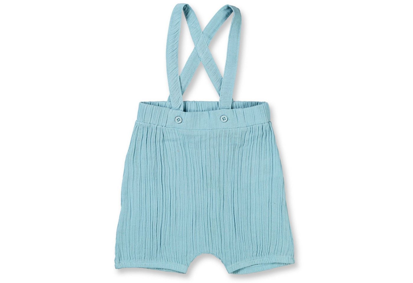 Sense Organics Shorts Sense Organics Naki Baby Latzhose Musselin Dusty Blue 0-3 M von Sense Organics