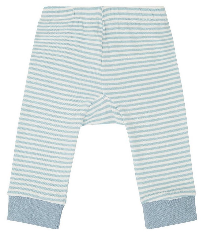 Sense Organics Sweathose Bright Retro Baby Leggins Sense Organics Light Blue Stripes - 12 M Babyhose von Sense Organics