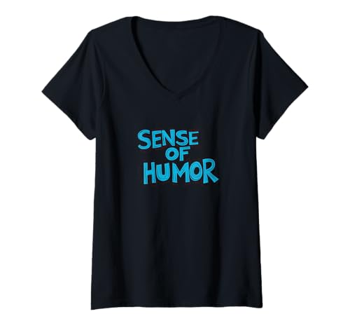 Damen Nice Sense of Humor Statement Kostüm T-Shirt mit V-Ausschnitt Damen Nice Sense of Humor Statement Kostüm T-Shirt mit V-Ausschnitt von Sense of Humor Outfit