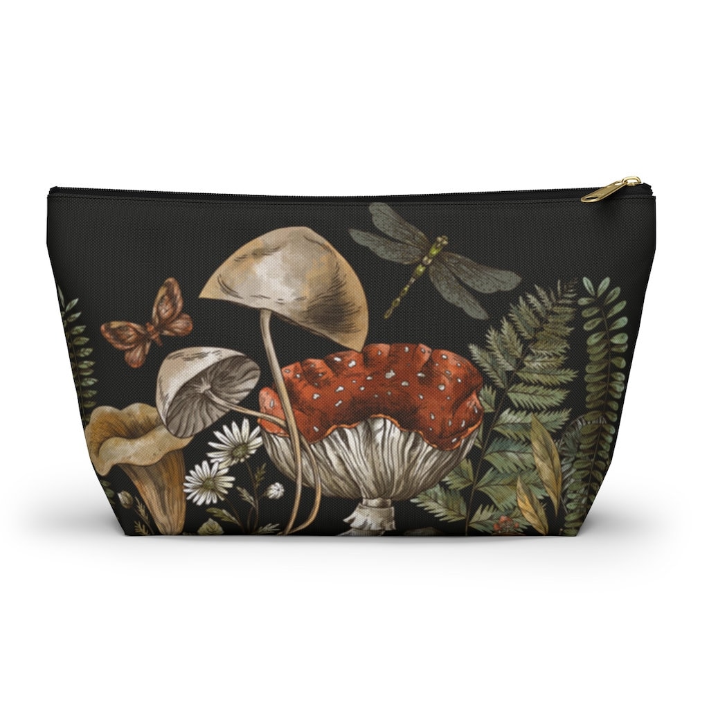 Pilz Tasche, Cottagecore Federmäppchen, Federmäppchen von SenseForest