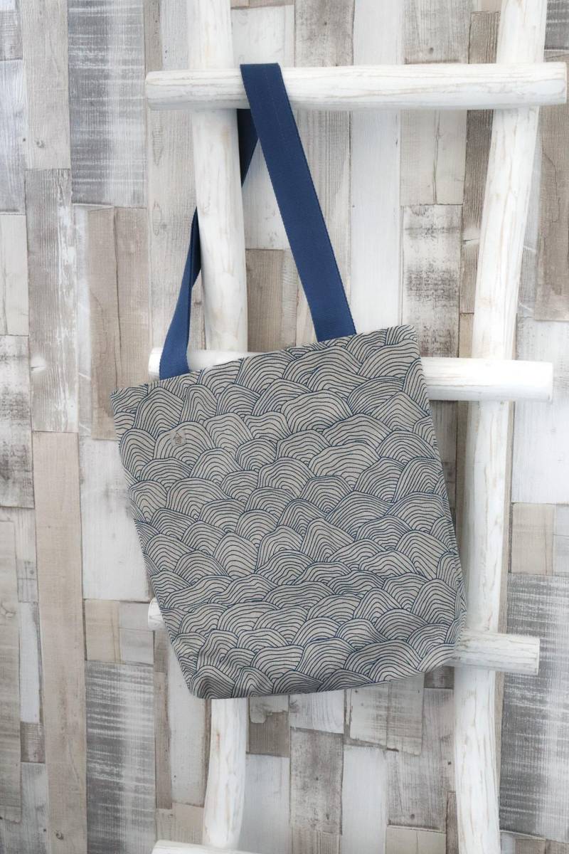 Schultertasche Aus Canvas| Einkaufstasche | Boho Style Mit Innentaschen Handmade Tasche von SenseofhomeShop