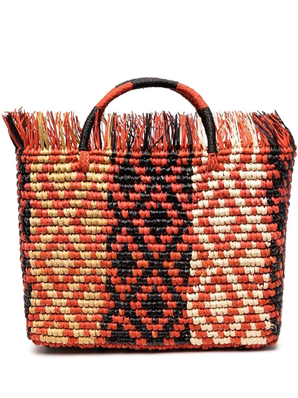 Sensi Studio Canasta Mexicana Handtasche - Orange von Sensi Studio