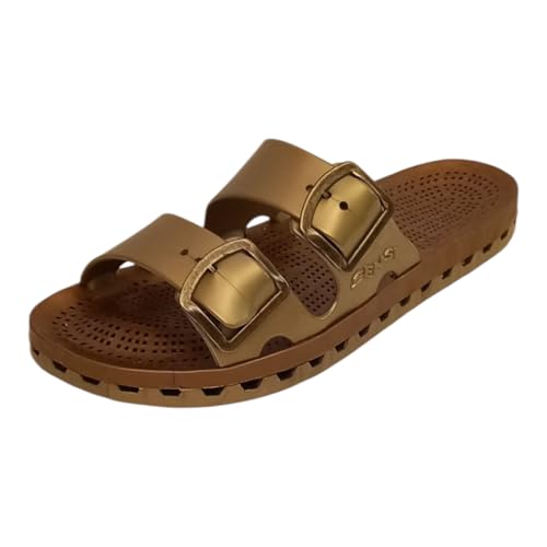 Sensi, LA JOLLA PRESTIGIO, VEGAN, Hausschuhe Mode Mode, Casual Meer Pool, gold, 40.5 EU Sensi, LA JOLLA PRESTIGIO, VEGAN, Hausschuhe Mode Mode, Casual Meer Pool, gold, 40.5 EU von Sensi