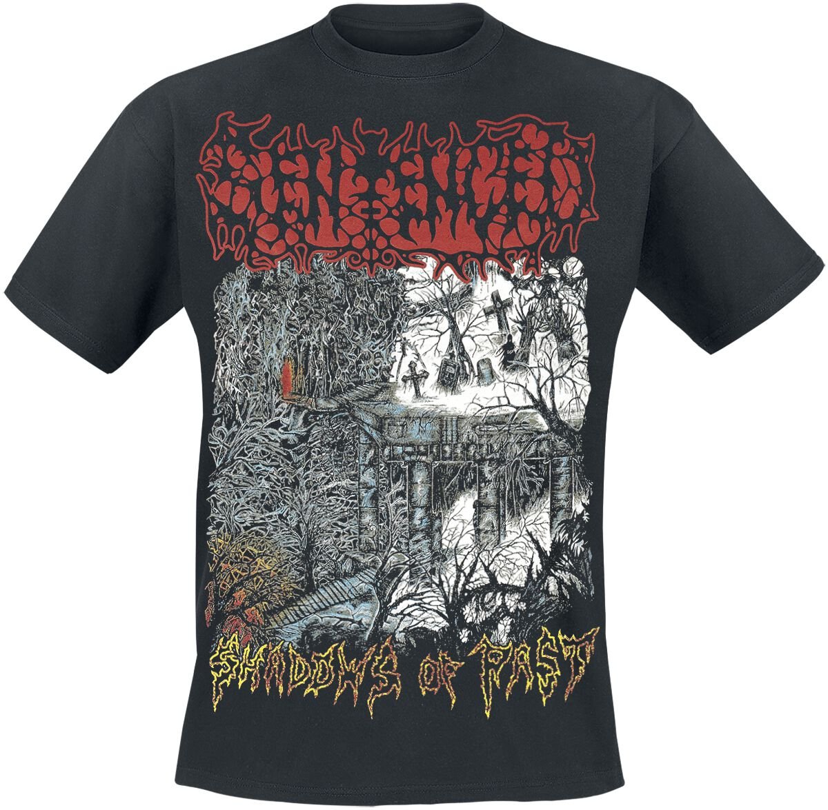 Sentenced Shadows of the past T-Shirt schwarz in XXL von Sentenced